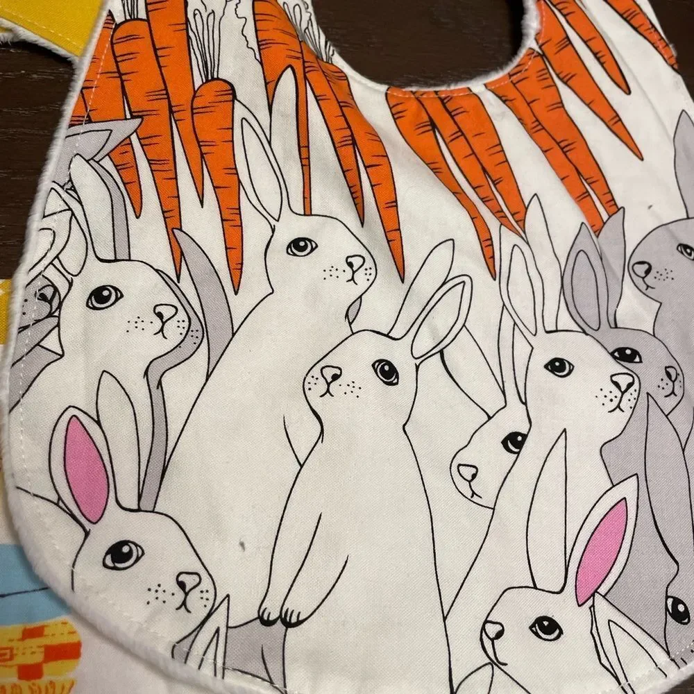 17 Custom Handmade Infant Bibs Gorgeous Patterns and Prints!!